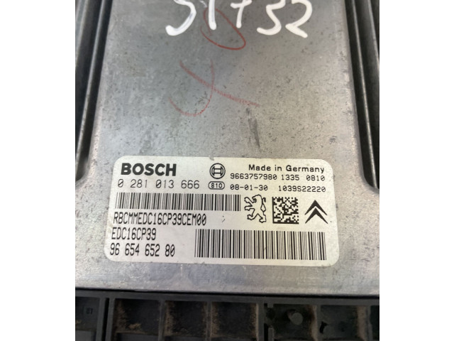 Řídící jednotka 9665465280, 0281013666   Peugeot 4007 2010