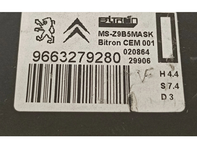 Блок управления 9663279280   Citroen C6