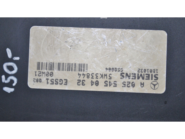 Блок управления коробкой передач A0255450432   Mercedes-Benz C W203