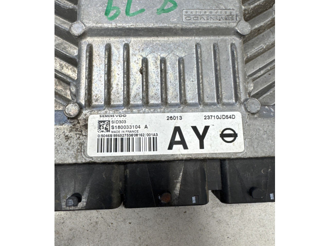 Řídící jednotka 23710JD54D, S180033104A   Nissan Qashqai 2007