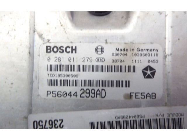 Řídící jednotka P56044299AD, P56044299AD   Peugeot 106 1991
