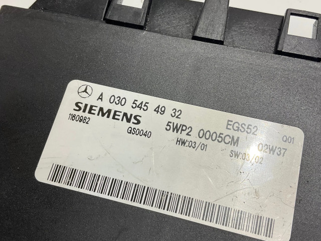 Блок управления коробкой передач A0305454932, 5WP20005CM   Mercedes-Benz E W210