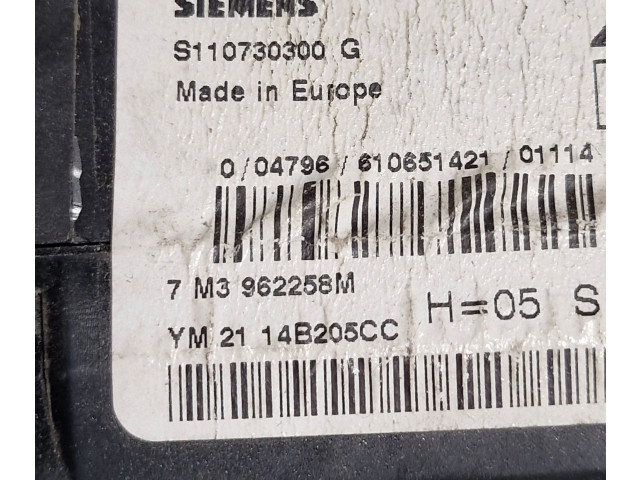 Блок комфорта 7M3962258M, S110730300G   Volkswagen Sharan   