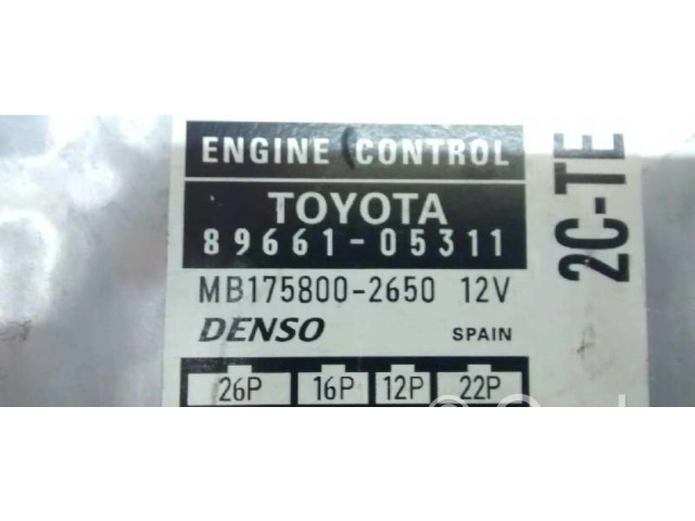 Řídící jednotka 8966105311, CENTRALITAMOTORUCE   Toyota Avensis T220 