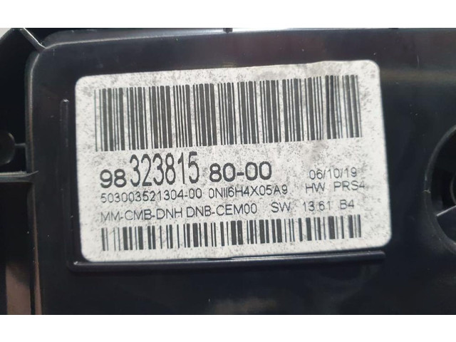 Přístrojová deska  Peugeot 5008 II 2020 9832381580, 503003521304  