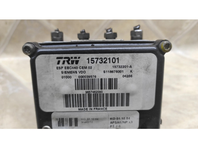 Jednotka ABS 15732101, S118676001   Peugeot 407 2005