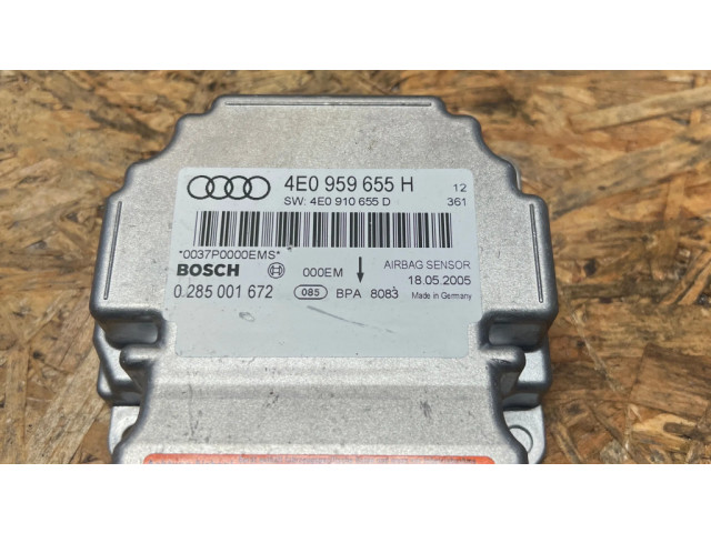 Блок подушек безопасности 4E0959655H, 4E0910655D   Audi A8 S8 D3 4E