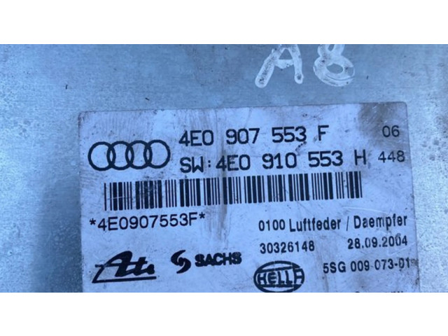 Блок управления двигателя 4E0907553F, 30326148   Audi A8 S8 D3 4E