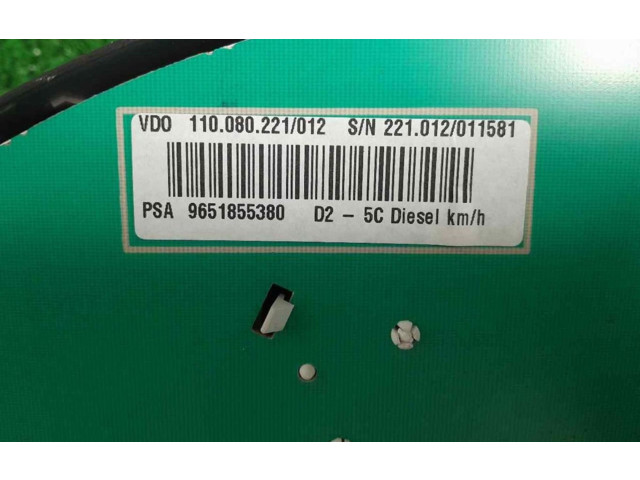 Přístrojová deska  Peugeot 207 CC  9651855380  