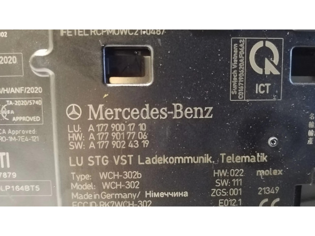 Блок управления A1779001710, A1779017706   Mercedes-Benz EQB