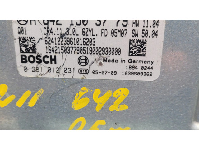 Řídící jednotka A6421503779, 0281012031   Mercedes-Benz E W211 2007