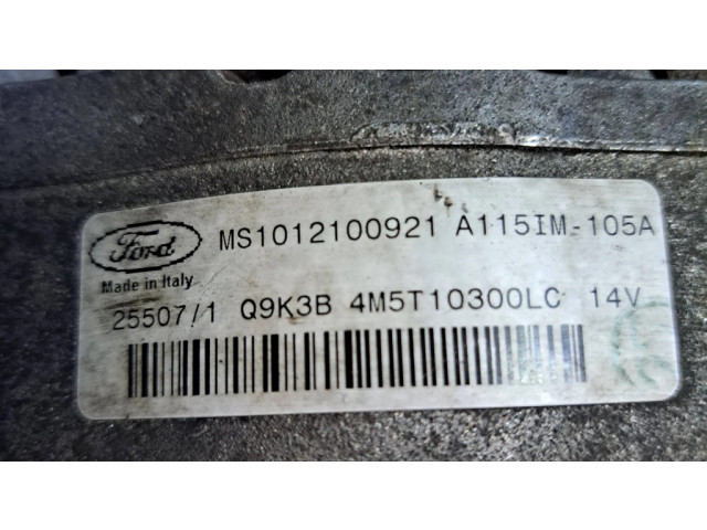 Генератор 4M5T10300LC, A115TM105A   Ford Focus 1.8     