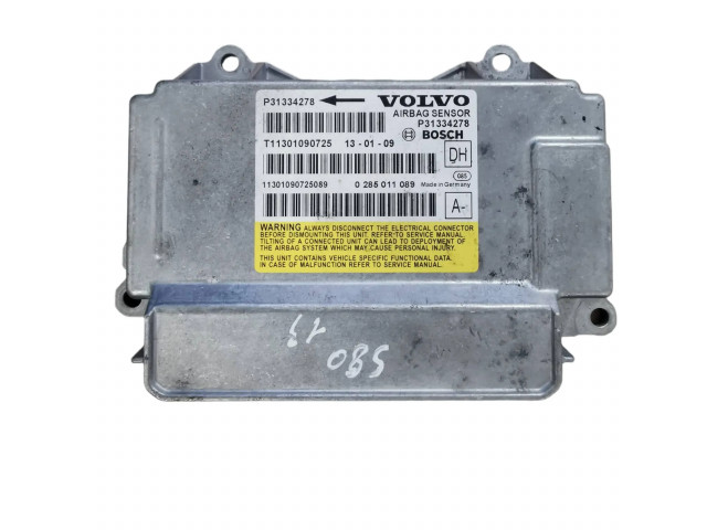 Блок подушек безопасности P31334278, 0285011089   Volvo S80