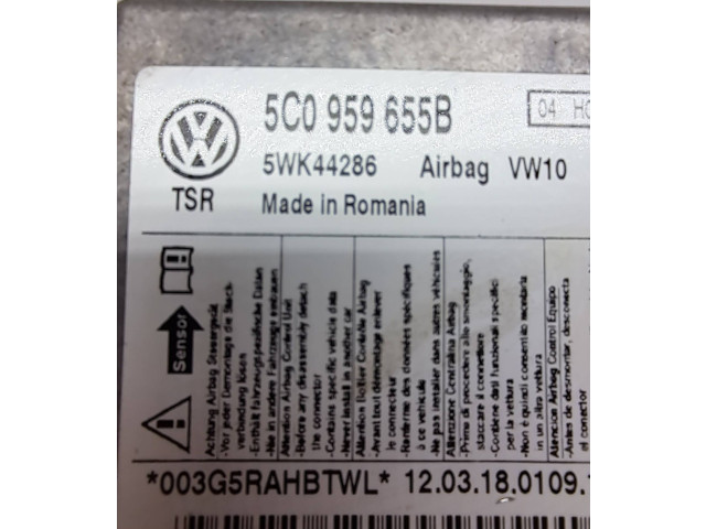 Блок управления климат-контролем 5C0959655B, 5WK44286   Volkswagen Golf VI