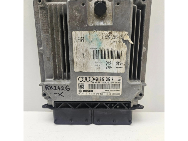 Блок управления двигателя 4G0907589A, 4G0907589   Audi A6 S6 C7 4G