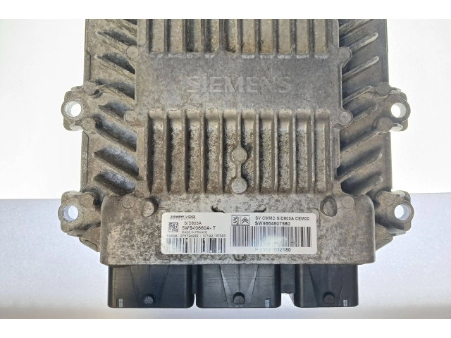 Řídící jednotka SW9664807580, 5WS40660AT   Peugeot 807 2007