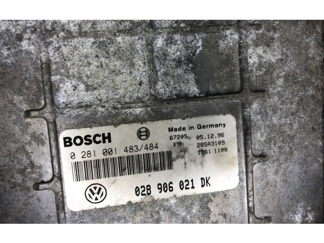 Комплект блоков управления 028906021DK, 0281001484   Volkswagen Polo III 6N 6N2 6NF