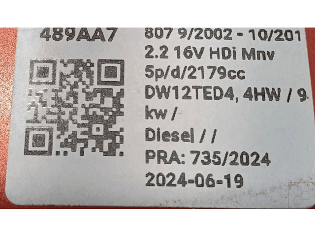 Zpětné zrcátko  Peugeot 807 2002  8153FQ  