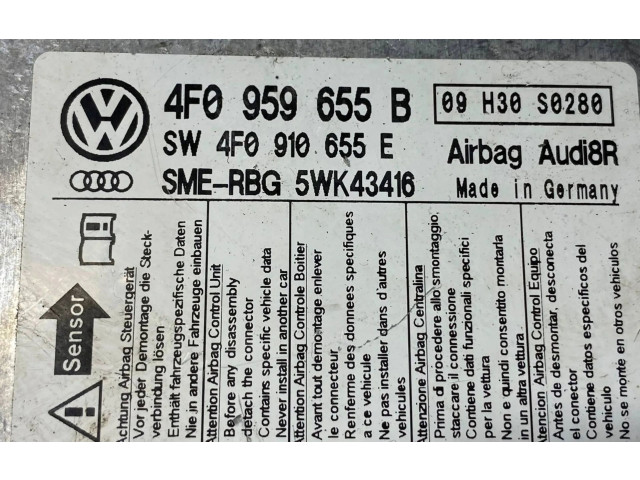 Блок подушек безопасности 5WK43416, 4F0959655B   Audi A6 Allroad C6
