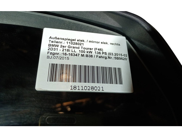 Zpětné zrcátko  BMW 2 F46 2015  7421456, 51167421456  