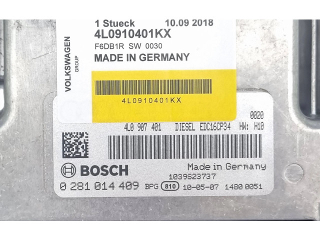 Řídící jednotka 4L0910401KX, 4L0907401   Audi Q7 4L 2007