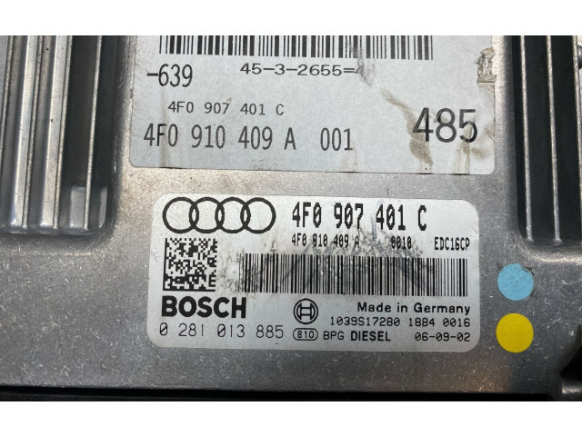 Řídící jednotka 4F0907401C, 4F0910409A   Audi A6 S6 C6 4F 2006