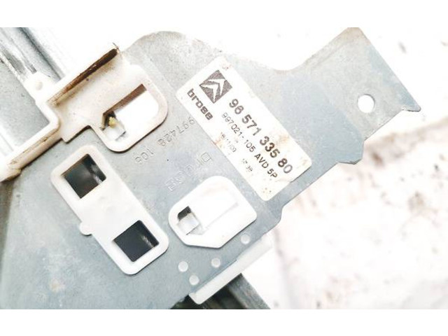 Комплект электрического механизма для подъема окна 9657133580, 997438105   Citroen C4 I