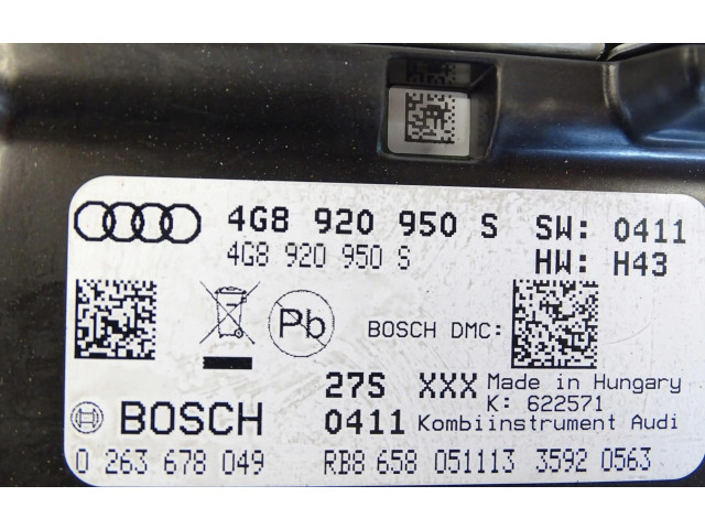 Přístrojová deska  Audi A6 C7 2018 16838752799  