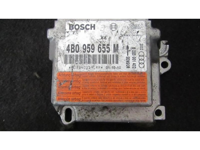 Блок подушек безопасности 4B0959655M, 0285001432   Audi A6 S6 C5 4B