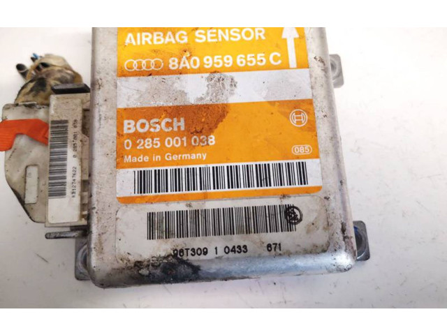 Блок подушек безопасности 8a0959655c, 0285001038   Audi A6 S6 C5 4B
