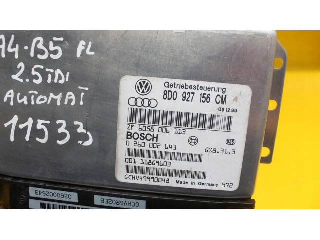 Блок управления коробкой передач 0260002643   Audi A4 S4 B5 8D