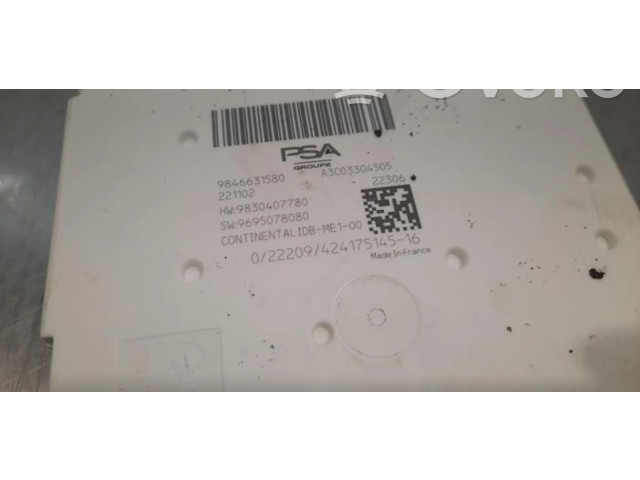   Pojistková skříňka 9846631580   Peugeot 308 2022