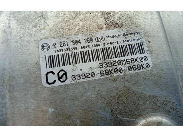 Блок управления двигателя 3392068K00, 0261S04260   Suzuki Alto