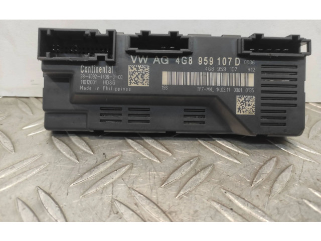 Блок управления крышки багажника 4G8959107D, 4G8959107   Audi A7 S7 4G   