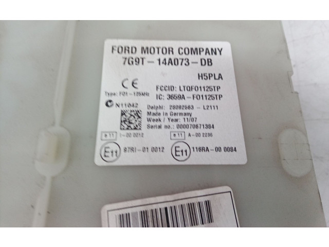 Pojistková skříňka Řídící jednotka BSM 7G9T14A073DB, 7G9T14A073DB   Ford Mondeo Mk III 2007