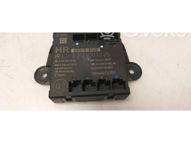 Блок управления центрального замка A2128204085, A2128204085   Mercedes-Benz GLK (X204)   