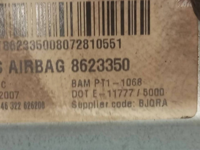 Подушка безопасности пассажира 8623350, 117775000   Volvo S40