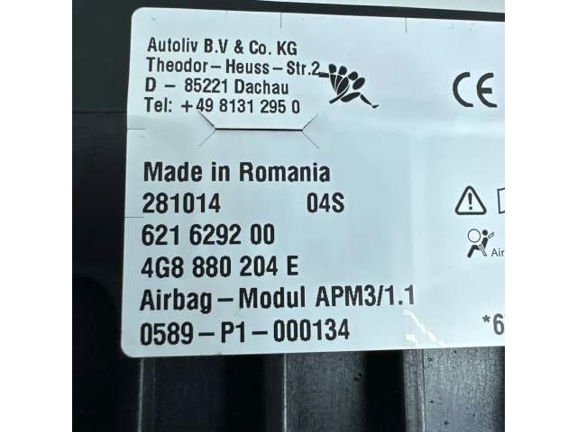 Подушка безопасности пассажира 4G8880204E, 621629200   Audi A7 S7 4G