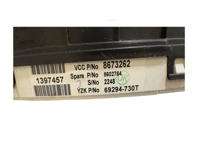 Přístrojová deska  Volvo V70 2004 8673262, 8602764  