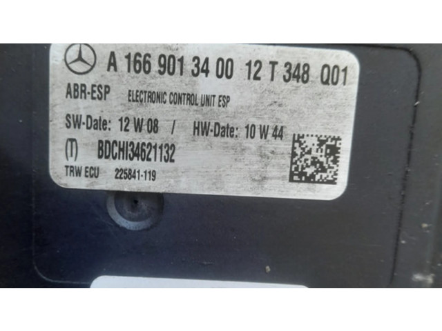 Блок АБС A1669013400, A1664314612   Mercedes-Benz  ML W166  2012-2017 года