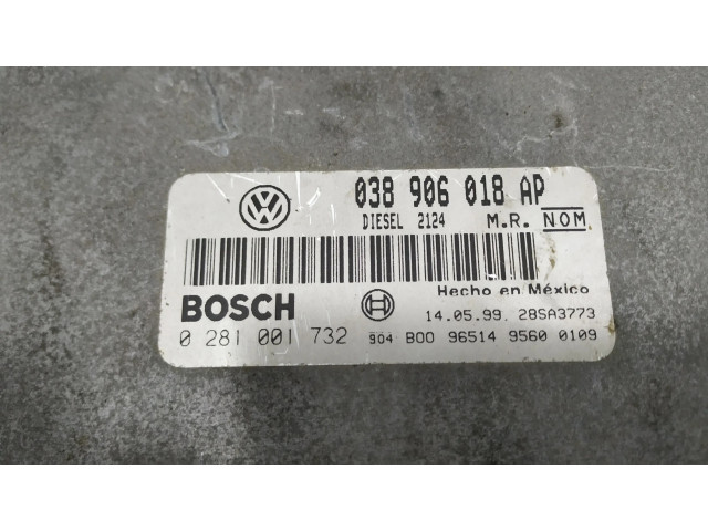Řídící jednotka 038906018AP, 0281001732   Volkswagen New Beetle 2018