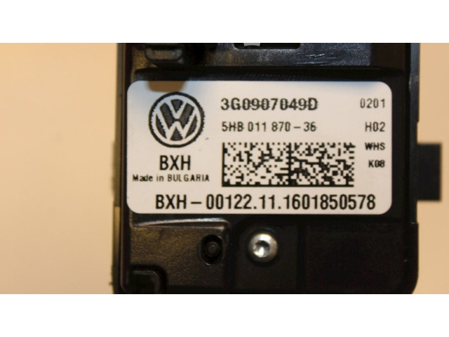 Блок управления климат-контролем 3G0907049D, 3G0907049D   Volkswagen Cross Touran II