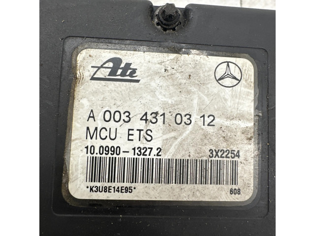 Блок АБС A0034310312, 10020401634   Mercedes-Benz  C W202  1993-2000 года