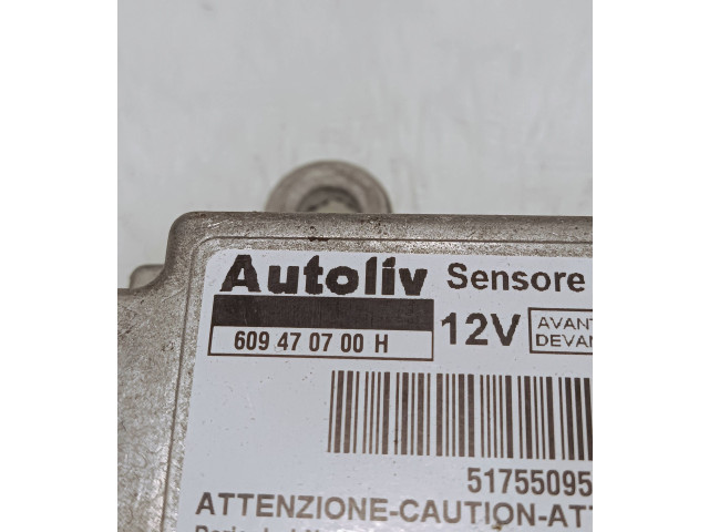 Блок подушек безопасности 51755095, 609470700H   Fiat Linea