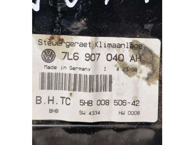 Блок управления климат-контролем 7L6907040AH, 5HB00850642   Volkswagen Touareg I