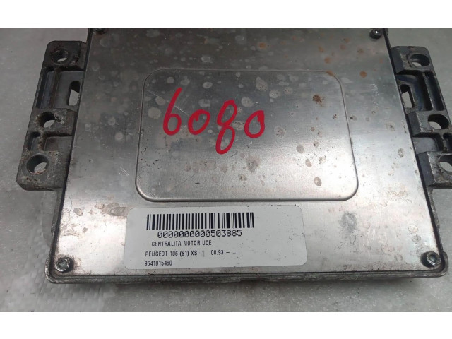 Řídící jednotka 9641815480, CENTRALITAMOTORUCE   Peugeot 106 