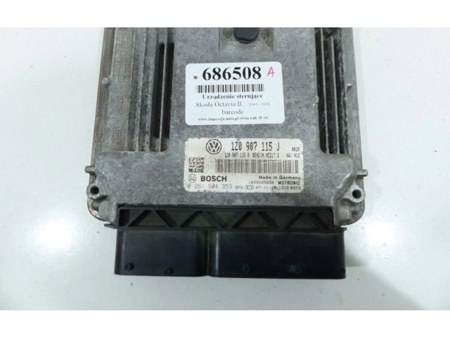 Řídící jednotka 0261S04353, IMPRK686508   Skoda Octavia Mk2 (1Z) 2008