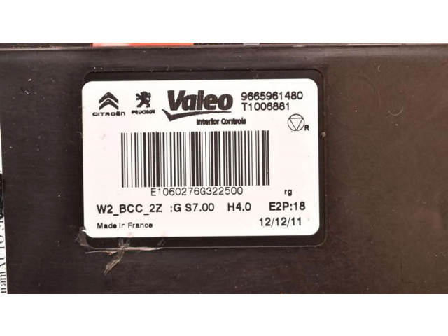 Блок управления двигателем ECU 9665961480, 9665961480   Peugeot  508 RXH  2011 - 2018 года