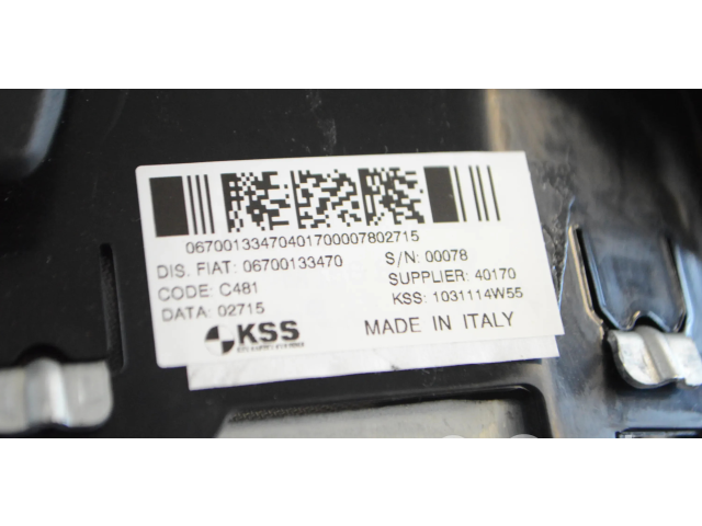Подушка безопасности водителя 1031114W55, 06700133470   Maserati Ghibli