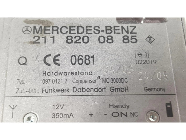Блок управления A2118200885   Mercedes-Benz ML W164
